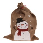 Decoration Sack - Jute - 70 cm - Black - Rectangular - 1 unit